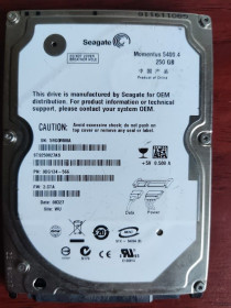 Жорсткі диски Жесткие диски ^/--/^ Жорсткий диск Seagate Momentus 5400.4 250 /--/ GB 5400 /--/ rpm 8 /--/ MB ST /--/ 9250827 /--/ AS 2.5 SATA II ^_^^^ Жесткий диск Seagate Momentus 5400.4 250 /--/ GB 5400 /--/ rpm 8 /--/ MB ST /--/ 9250827 /--/ AS 2.5 SATA II - фото фото фото
