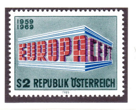 Скандинавія Скандинавия ^/--/^ Австрия  1969 г  MNH  - EUROPA  CEPT   - ^_^^^ Австрія 1969 MNH - EUROPA CEPT - фото фото фото