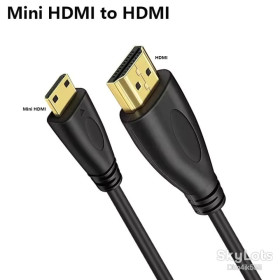 Кабелі та перехідники Кабели и переходники ^/--/^ Кабель Mini HDMI   (Type C) - HDMI   (Type A) v /--/ 2.0 1 /--/ м ^_^^^ Кабель Mini HDMI (Type C) - HDMI (Type A) v /--/ 2.0 1 /--/ м - фото фото фото