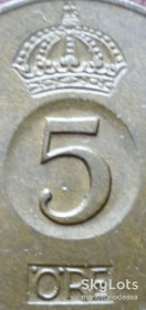 Швеція Швеция ^/--/^ Швеция 5 эре 1965  зл/ш /--/ 03 ^_^^^ Швеція 5 ери 1965 зл/ш /--/ 03 - фото фото фото