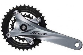 Педалі, шатуни, каретки Педали, шатуны, каретки ^/--/^ Шатуни Shimano Acera FC-M /--/ 3000 22-36 /--/ T 175 мм сірий (28838) ^_^^^ Шатуны Shimano Acera FC-M /--/ 3000 22-36 /--/ T 175 мм серый (28838) - фото фото фото