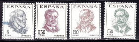 Іспанія Испания ^/--/^ ZM Испания 1966 г  MNH - личности ^_^^^ ZM Іспанія 1966 MNH - особистості - фото фото фото