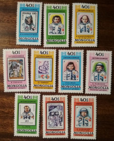 Монголія Монголия ^/--/^ Монголия Космическая программа &amp;quot;Интеркосмос&amp;quot; Космонавты 1980 ^_^^^ Монголія Космічна програма &amp;quot;Інтеркосмос &amp;quot; Космонавти 1980 - фото фото фото
