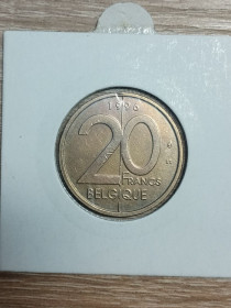 Бельгія Бельгия ^/--/^ Бельгія 20 франків 1996 ^_^^^ Бельгия 20 франков 1996 - фото фото фото