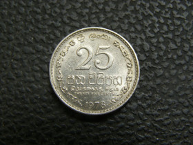 Шрі-Ланка Шри-Ланка ^/--/^ 25 центов Шри Ланка 1978 г ^_^^^ 25 центів Шрі Ланка 1978 - фото фото фото
