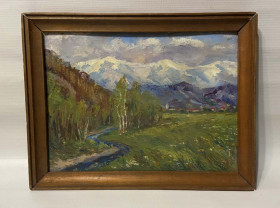 Картини, Гравюри, Живопис та Графіка Картины, Гравюры, Живопись и Графика ^/--/^ Закарпатська школа живопису, Леся Приймич, &amp;quot;Закарпатський пейзаж&amp;quot;. ^_^^^ Закарпатская школа живописи, Леся Приймич, &amp;quot; Закарпатский пейзаж &amp;quot;. - фото фото фото