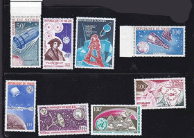 Освоєння космосу Освоение космоса ^/--/^ Космос . Нигер   MNH - подборка ^_^^^ Космос . Нігер MNH - добірка - фото фото фото