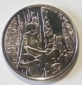 Обігові Обиходные ^/--/^ 10 гривень На варті життя 2019 из ролла ^_^^^ 10 гривен На страже жизни 2019 из ролла - фото фото фото