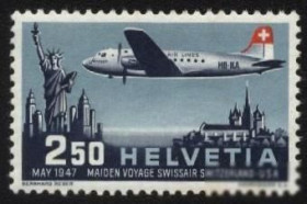 Швейцарія Швейцария ^/--/^ Швейцария 1947 г № 473 * ^_^^^ Швейцарія 1947 р. No 473* - фото фото фото