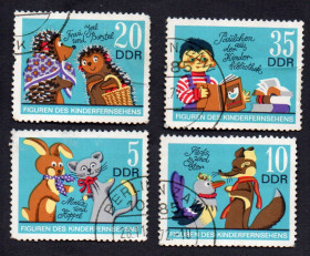 Інші країни Другие страны ^/--/^ НДР 1972 - Персонажі дитячого телебачення НДР  (Г) ^_^^^ ГДР 1972 - Персонажи детского телевидения ГДР (Г) - фото фото фото