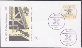 НДР, ФРН ГДР, ФРГ ^/--/^ Германия 1997 ЭТНОГРАФИЯ ВЕТРЯНАЯ МЕЛЬНИЦА ВЕТРОВАЯ ЭНЕРГИЯ ЭНЕРГОСБЕРЕЖЕНИЕ КПД Mi.1951 ^_^^^ Німеччина 1997 ЕТНОГРАФІЯ ВЕТРЯНА МЕЛЬНИЦЯ ВЕТРОВА ЕНЕРГІЯ ЕНЕРГОЗБЕРЕЖЕННЯ ККД Mi.1951 - фото фото фото