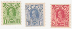 Скандинавія Скандинавия ^/--/^ Норвегия 1907 г.№ 67 -69 ** серия ^_^^^ Норвегія 1907 р. No 67 -69 ** серія - фото фото фото