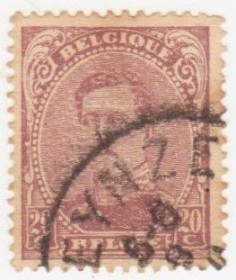 Бенілюкс Бенилюкс ^/--/^ Бельгия 1915  г. № 119 гашеная ^_^^^ Бельгія 1915 р. No 119 гашена - фото фото фото