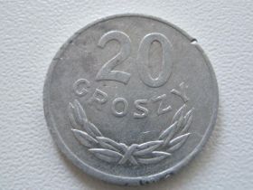 - року - года ^/--/^ Польша 20 грошей 1981 года #14518 ^_^^^ Польща 20 грошей 1981 року #14518 - фото фото фото