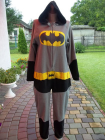 Нижня білизна, плавки Нижнее белье, плавки ^/--/^ Prom    ( S -  46 р)  BATMAN Флисовый мужской комбинезон пижама кигуруми кігурумі  Б / У ^_^^^ Prom (S - 46 г) BATMAN Флисовый мужской комбинезон пижама кигурумы кигуруми Б / В - фото фото фото