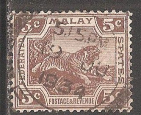 Малайзія Малайзия ^/--/^ Малайская федерация 1932 Sc.59 used ^_^^^ Малайська федерація 1932 Sc.59 used - фото фото фото