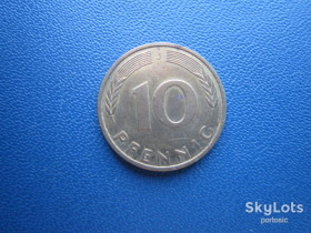 НДР, ФРН ГДР, ФРГ ^/--/^ Монета 10 пфенігів Німеччина ФРН 1988 J ^_^^^ Монета 10 пфеннигов Германия ФРГ 1988 J - фото фото фото