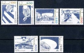Португалія Португалия ^/--/^ Португалия. Транспорт  (серия)** 1978 г. ^_^^^ Португалія. Транспорт (серія) 1978 - фото фото фото