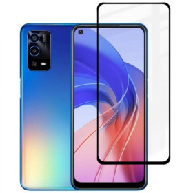 Чохли, бампера Чехлы, бампера ^/--/^ Захисне скло Fiji Premium для Oppo A /--/ 55 4 /--/ G повне проклеювання Anti-Static чорний ^_^^^ Защитное стекло Fiji Premium для Oppo A /--/ 55 4 /--/ G полное проклеивание Anti-Static черный - фото фото фото