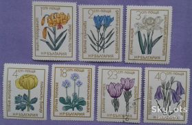 Флора Флора ^/--/^ Болгария 1972 флора цветы Mi 2197-2203 ^_^^^ Болгарія 1972 флора квіти Mi 2197-2203 - фото фото фото