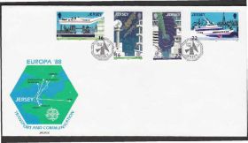 Європа Европа ^/--/^ Джерси 1988 ЕВРОПА МОРСКОЙ ВОЗДУШНЫЙ ТРАНСПОРТ КОРАБЛИ САМОЛЁТЫ МАРШРУТЫ КАРТА КПД Mi.435-438 $3.54 ^_^^^ Джерсі 1988 ЄВРОПА МОРСЬКИЙ ПОВІТРЯНИЙ ТРАНСПОРТ КОРАБЛІ САМОЛЕТИ МАРШРУТИ КАРТА ККД Mi.435-438 - фото фото фото