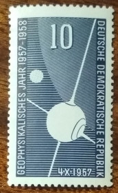 НДР, ФРН ГДР, ФРГ ^/--/^ ГДР Год геофизики 1957 ^_^^^ НДР Рік геофізики 1957 - фото фото фото