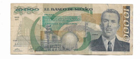Мексика Мексика ^/--/^ Mexico 10000 песо 1 февраля 1988  (тип подписей - серия NT) Мексика. ^_^^^ Mexico 10000 песо 1 лютого 1988 (тип підписів - серія NT) Мексика. - фото фото фото