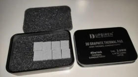 Системи охолодження Системы охлаждения ^/--/^ Термопрокладки uprisen 3 /--/ d graphite thermal pad 40 w/mk - фото фото фото