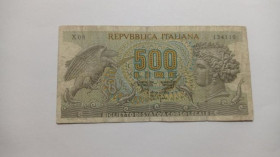 Інше Другое ^/--/^ Італія. 500 лір. 1966. ^_^^^ Италия. 500 лир. 1966. - фото фото фото
