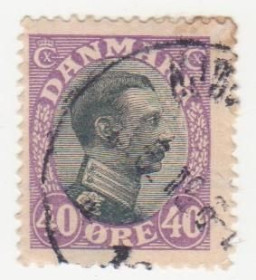 Скандинавія Скандинавия ^/--/^ Дания 1918 г..№ 107 гашеная ^_^^^ Данія 1918 р. No 107 гашена - фото фото фото