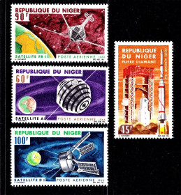 Освоєння космосу Освоение космоса ^/--/^ Космос . Нигер 1966 г  MNH  - ^_^^^ Нігер 1966 MNH - фото фото фото