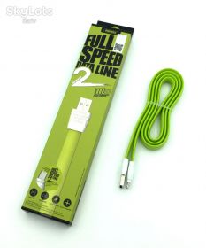 Кабелі Кабели ^/--/^ Дата кабель Remax RC-011 /--/ m Full Speed 2 micro USB Green ^_^^^ Реmax RC-011 /--/ m Full Speed 2 micro USB Green - фото фото фото
