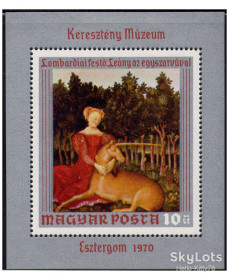 Угорщина Венгрия ^/--/^ Венгрия 1970 искусство живопись Mi блок 78 MNH ^_^^^ Угорщина 1970 мистецтво живопис Mi блок 78 MNH - фото фото фото