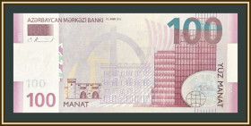 Азербайджан Азербайджан ^/--/^ Азербайджан 100 манатов 2013 P-30 UNC ^_^^^ Азербайджан 100 манатів 2013 P-30 UNC - фото фото фото