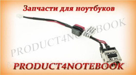 Інші комплектуючі Другие комплектующие ^/--/^ Разъем питания PJ /--/ 907 (Dell: 910, 1012 series), c кабелем ^_^^^ Роз'єм живлення PJ /--/ 907 (Dell: 910, 1012 series), c кабелем - фото фото фото