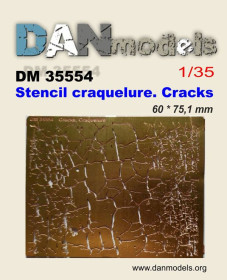 Інше Другое ^/--/^ Danmodel 35554 - Трафарет .  Трещины,кракелюр. 60 /--/ x /--/ 75,1 mm 1/35 ^_^^^ Danmodel 35554 - Трафарет . Тріщини,кракелюр. 60 /--/ x /--/ 75,1 mm 1/35 - фото фото фото