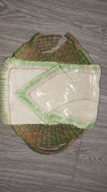 Статуетки, Скульптури, Фігурки, Фарфор Статуэтки, Скульптуры, Фигурки, Фарфор ^/--/^ Сухарница &amp;quot;Корзина с рушником&amp;quot;  (светло-зеленый) Кузнецов на реставрацию ^_^^^ Сухарниця &amp;quot; Кошик з рушником &amp;quot; (світло-зелений) Кузнєцов на реставрацію - фото фото фото
