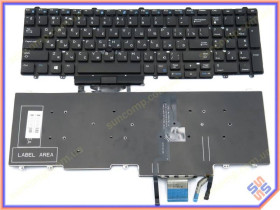 Клавіатури Клавиатуры ^/--/^ Клавиатура для DELL Latitude Precision 7510, 7710 (RU Black с подсветкой и поинтстиком) Оригинал ^_^^^ Клавіатура для DELL Latitude Precision 7510, 7710 (RU Black з підсвічуванням і поінтстиком) Оригінал - фото фото фото