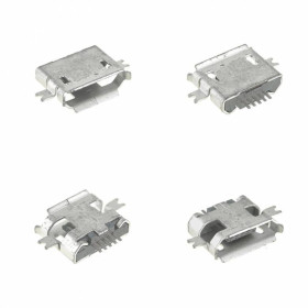 Інші комплектуючі Другие комплектующие ^/--/^ Разъем microUSB MUJ /--/ 040 для планшета, телефона ^_^^^ Роз'єм microUSB MUJ /--/ 040 для планшета, телефону - фото фото фото