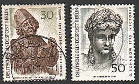 Мистецтво Искусство ^/--/^ Германия, Западный Берлин  (1967) Художественные сокровища ^_^^^ Німеччина, Західний Берлін (1967) Художні скарби - фото фото фото