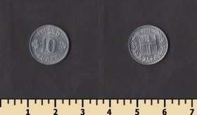 Ісландія Исландия ^/--/^ Исландия 10 аурар 1971 ^_^^^ Ісландія 10 аурар 1971 - фото фото фото