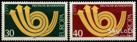 НДР, ФРН ГДР, ФРГ ^/--/^ ФРГ 1973 Европа СЕРТ Mi 768-769 MNH ^_^^^ ФРН 1973 Європа Серт Mi 768-769 MNH - фото фото фото