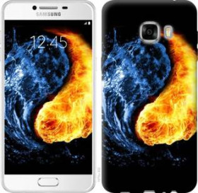 Чохли, бампера Чехлы, бампера ^/--/^ Чехол на Samsung Galaxy C /--/ 7 C /--/ 7000 Инь-Янь 1670 /--/ u-302 - фото фото фото