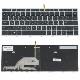 Клавіатури Клавиатуры ^/--/^ Клавиатура для ноутбука HP (ProBook: 430 G /--/ 5, 440 G /--/ 5) rus, black, silver frame, подсветка клавиш ^_^^^ Клавіатура для ноутбука HP (ProBook: 430 G /--/ 5, 440 G /--/ 5) rus, black, silver frame, підсвічування клавіш - фото фото фото
