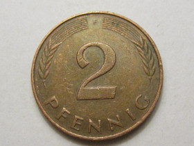 Сучасні c  року Современные c  года ^/--/^ Германия 2 пфеннига 1991 года F 3 /--/ П /--/ 1335 - фото фото фото