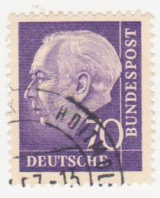 НДР, ФРН ГДР, ФРГ ^/--/^ ФРГ 1957 г. № 153 гашеная ^_^^^ ФРН 1957 р. No 153 гашена - фото фото фото