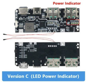 Плати Платы ^/--/^ Плата контролер для PowerBank, Dual USB, Micro/Type-C USB 5 /--/ V 4.5 /--/ A 22.5 /--/ W V.C ^_^^^ Плата контроллер для PowerBank, Dual USB, Micro/Type-C USB 5 /--/ V 4.5 /--/ A 22.5 /--/ W V. C - фото фото фото