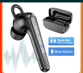 Bluetooth гарнітури Bluetooth гарнитуры ^/--/^ Блютуз New Bee M /--/ 52 с активным шумоподавлением и кейсом зарядки ^_^^^ Блютуз New Bee M /--/ 52 з активним шумоподаванням і кейсом зарядки - фото фото фото