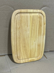 Обробні дошки Разделочные доски ^/--/^ Дошка дерев&amp;apos;яна Continenta Rubber Tree Wood розмір: 30 x 20 x 8,5 см ^_^^^ Доска деревянная Continenta Rubber Tree Wood размер: 30 x 20 x 8,5 см - фото фото фото