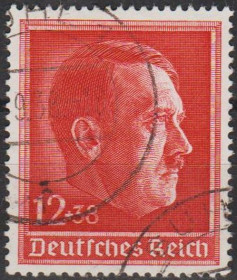Третій Рейх (-) Третий Рейх (-) ^/--/^ 1938 - Рейх - 49 років Гітлера Mi.664  _3,50 € ^_^^^ 1938 — Рейх — 49 лет Гитлера Mi.664 _3,50 € - фото фото фото